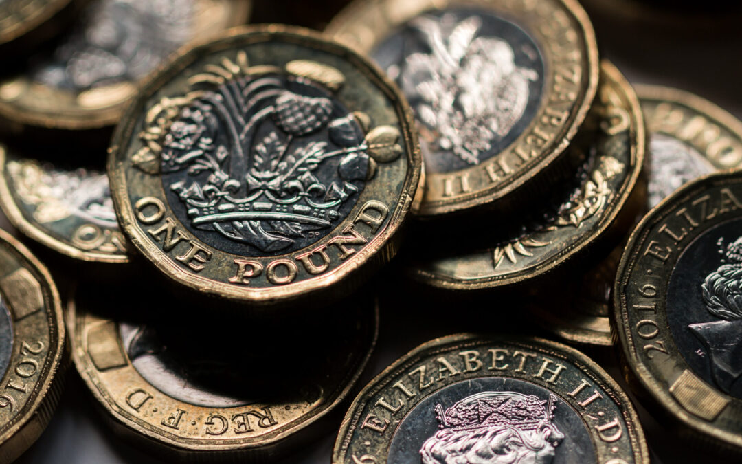 Sterling strong ahead of economic data